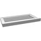 Ekena Millwork Vertical Surface Mount PVC Gable Vent: Functional, w/ 2"W x 2"P Brickmould Sill Frame, 26"W x 14"H GVPVE26X1403SF - alternate 2